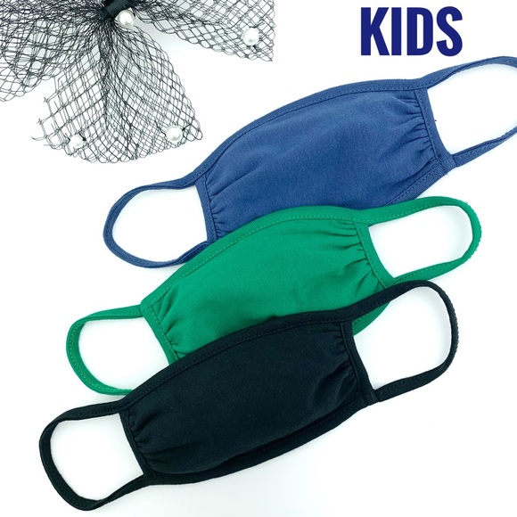 CHICBOMB Other - KIDS COTTON FACE MASKS - 3 PIECES